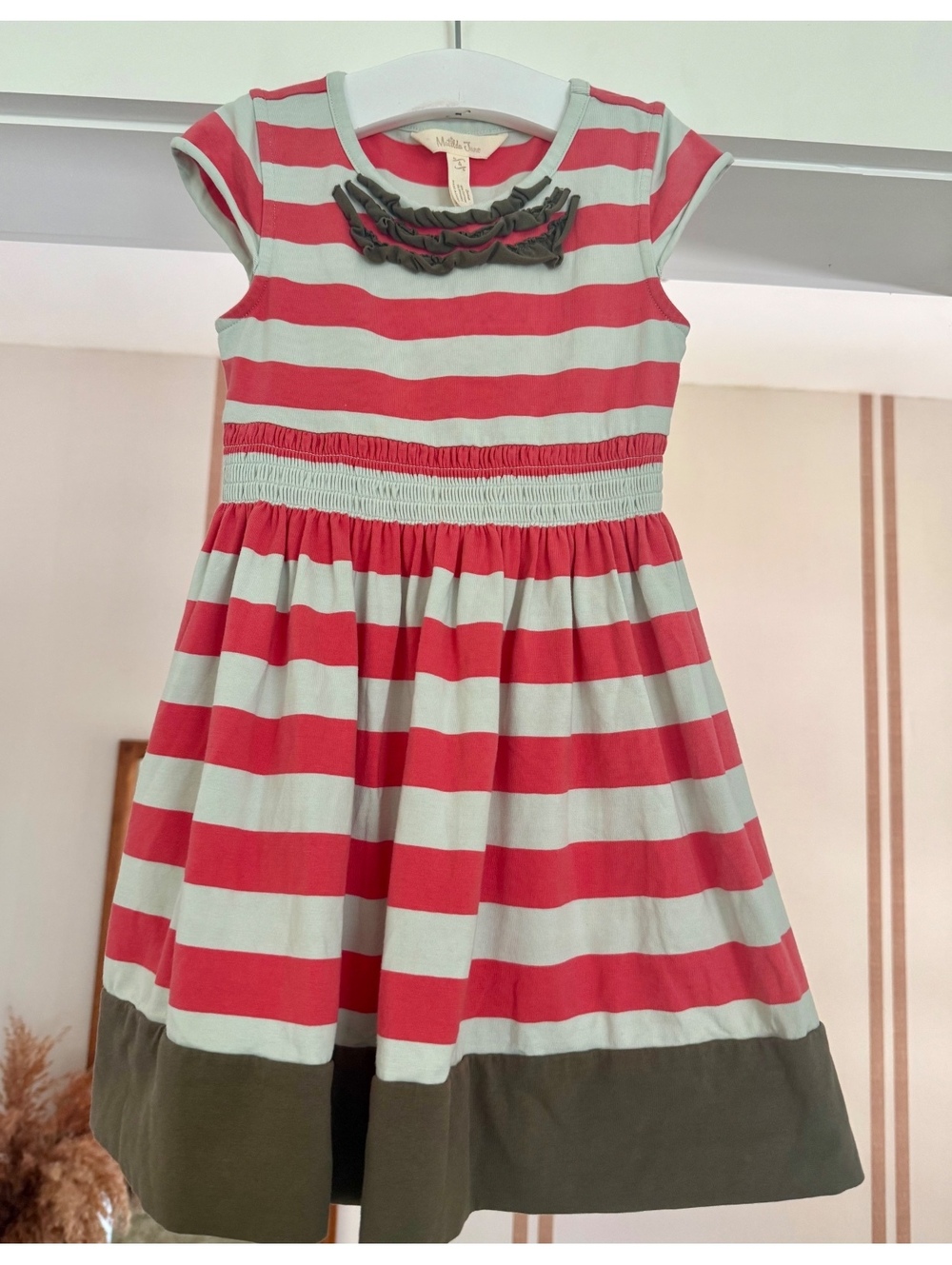 Matilda Jane Serendipity Peppermint Dress Sz 4 Years EUC